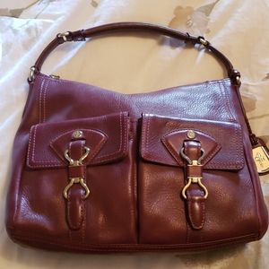 Cole Haan Burgundy Leather Purse